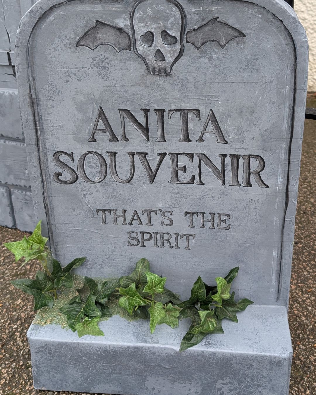 Personalised Horror Con Scotland Gravestone