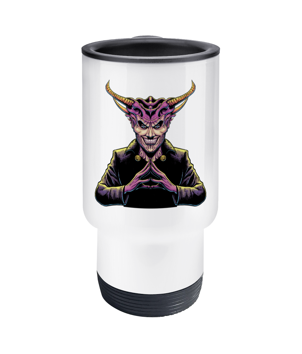 Demon Janet HCS 2025 travel mug from Northern Frights