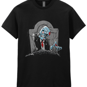 Blue Zombie Grave – T-Shirt