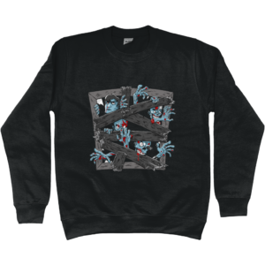 Zombie 0utbreak Blue – Sweatshirt