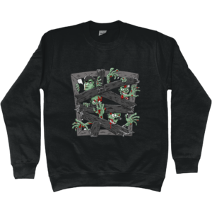 Zombie 0utbreak Green – Sweatshirt